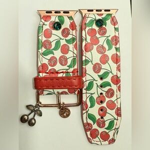 Spark*l Cherry Pattern Watch Band - Size 2